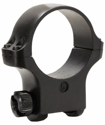 Ruger 90321 Clam Pack Single Ring Medium 30mm Diameter Hawkeye Matte Blued