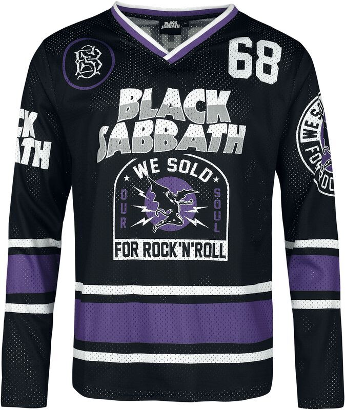 Black Sabbath Jersey Heavy Metal Band Men's Hockey Mesh
