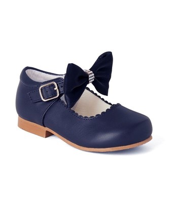 Girls Matt Mary Jane Bow Shoes  Sevva Rollybaby Italian Design Occasion