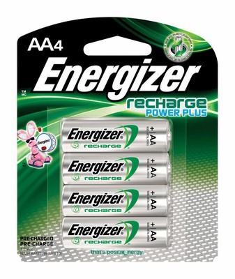 Energizer  NiMH  AA  1.2 volt Rechargeable Battery  NH15BP-4  4 pk