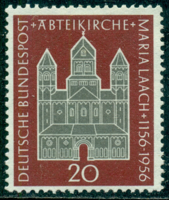 Germany 1956  800th Anniversary Of The Church Of Maria Laach      20pfg  Mlh