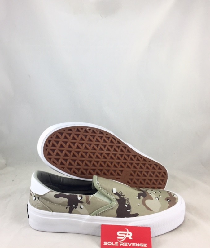 

Мужские камуфляжные коричневые парусиновые туфли 5.5 Straye VENTURA TROOPER Slide Into My DM Camo, Multicolor