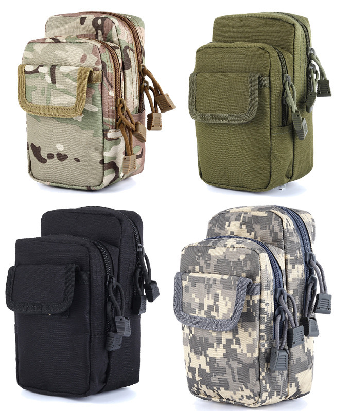 Tactical Molle Pouch Belt Waist Bag Military Pack Outdoor Camping Hiking Pocket