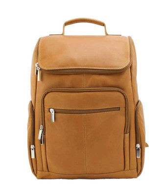 Leather Laptop Backpack