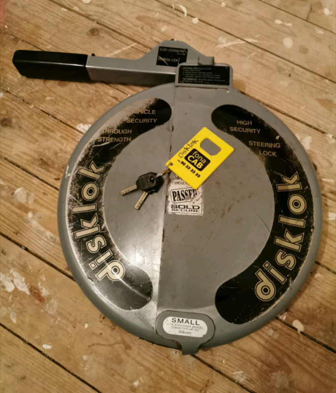 Disklok car steering wheel security lock in County Antrim Gumtree