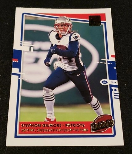 2020 Donruss Football Highlights Stephon Gilmore Patriots Cards NFL H-SG PWE