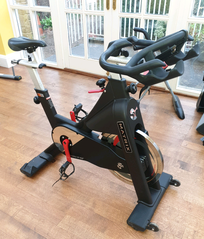 matrix spin bike powered by icg