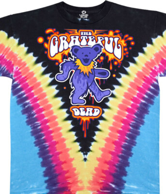GRATEFUL DEAD Big Bear V Tie-Dye T-Shirt L XL 2XL