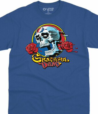 New GRATEFUL DEAD Melt your Face T-Shirt M L XL Blue