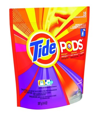 Tide Spring Meadow Scent 3-in-1 High Efficiency Laundry Detergent Pod 16 Count