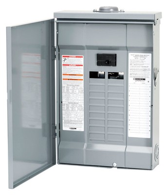 Square D HOM2040M100PRB Outdoor Main Breaker Plug-On Neutral Load Center 100A