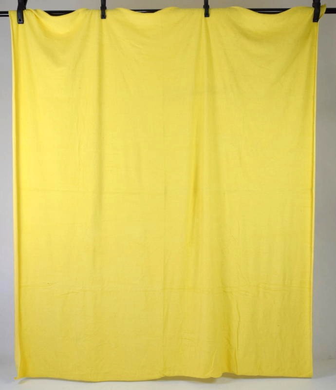 Vtg Canary Yellow Terry Cloth Sewing Fabric Stretchy Clothing Fabric 64
