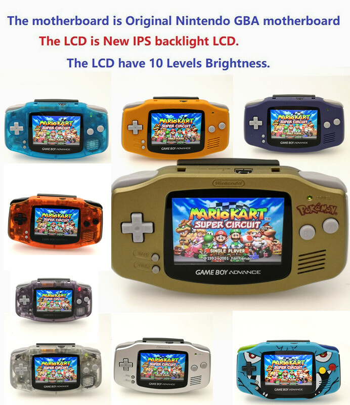 22 Colors Game Boy Advance GBA Game Console with iPS