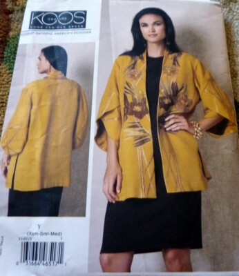 * JACKET VOGUE Designer Koos Couture Sewing Pattern XS-S-M UNCUT V1493
