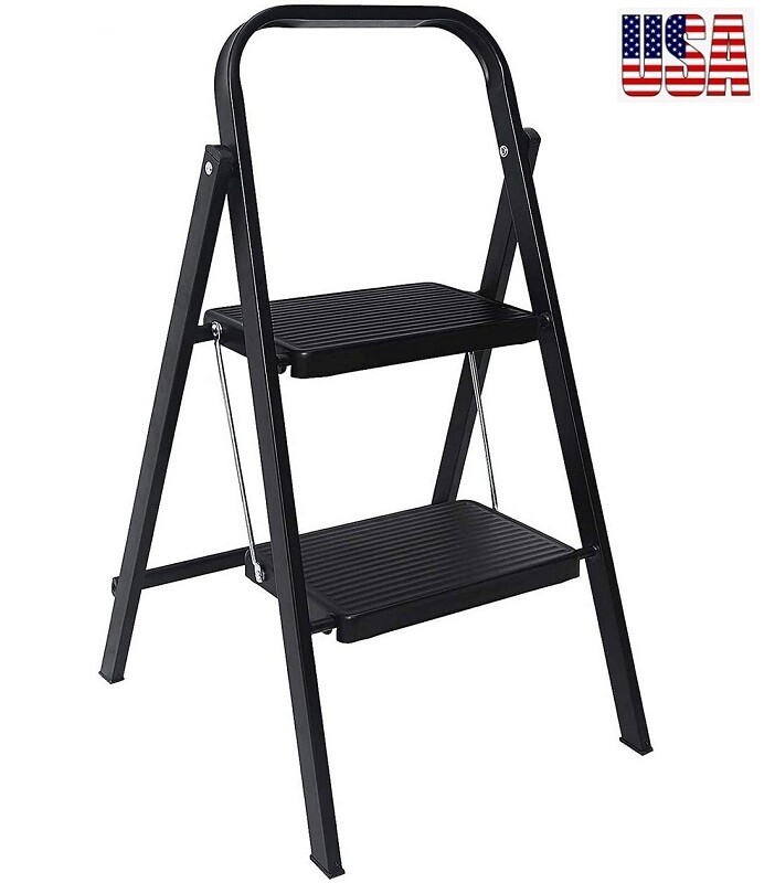 Taburete Plegable Para Tiendas Oficinas Escalera Mano Resistente