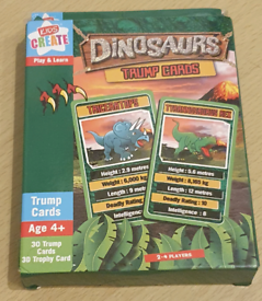 Dinosaur Trump Cards 