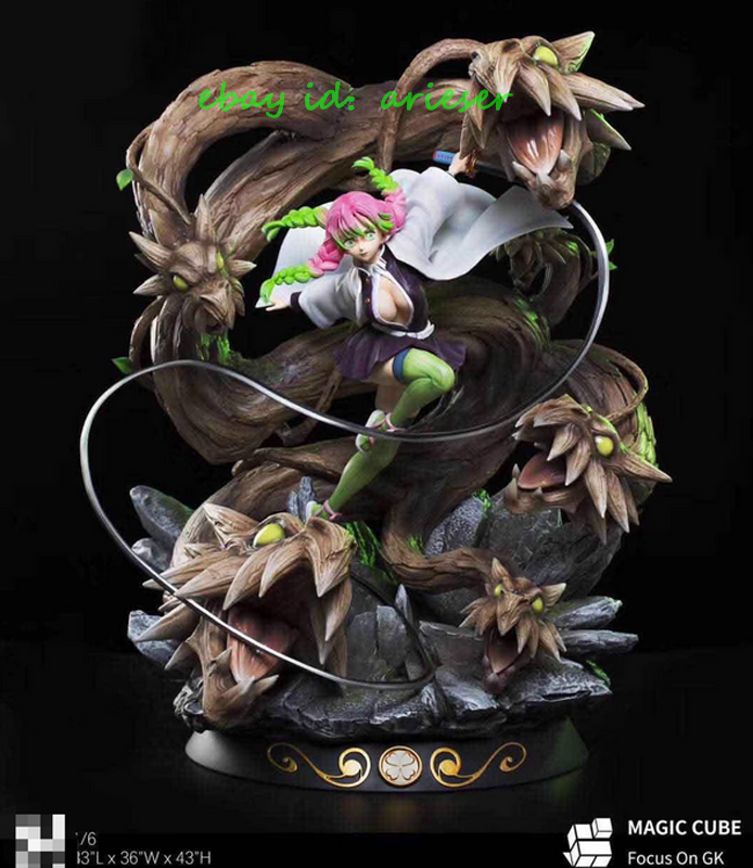 MAGIC CUBE Focus On GK 甘露寺蜜璃 Magic Cube Studio Demon Slayer Kanroji Mitsuri Gk Statue