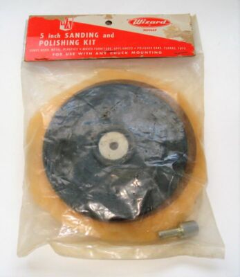 WIZARD 5 Inch SANDING and POLISHING KIT Model #2H2447, New!