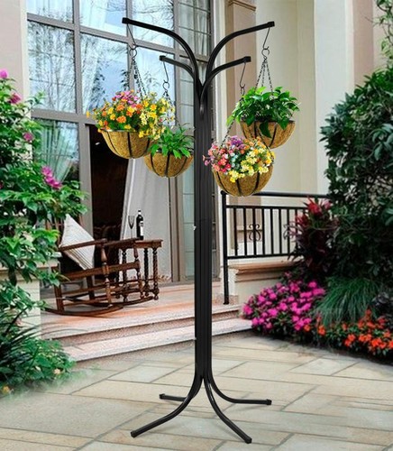 4 ARM TREE CASCADE HANGING BASKET PATIO STAND GARDEN PLANT ... 4 ARM TREE CASCADE HANGING BASKET PATIO STAND GARDEN PLANT ... on Hanging Stand For Plants
id=29501