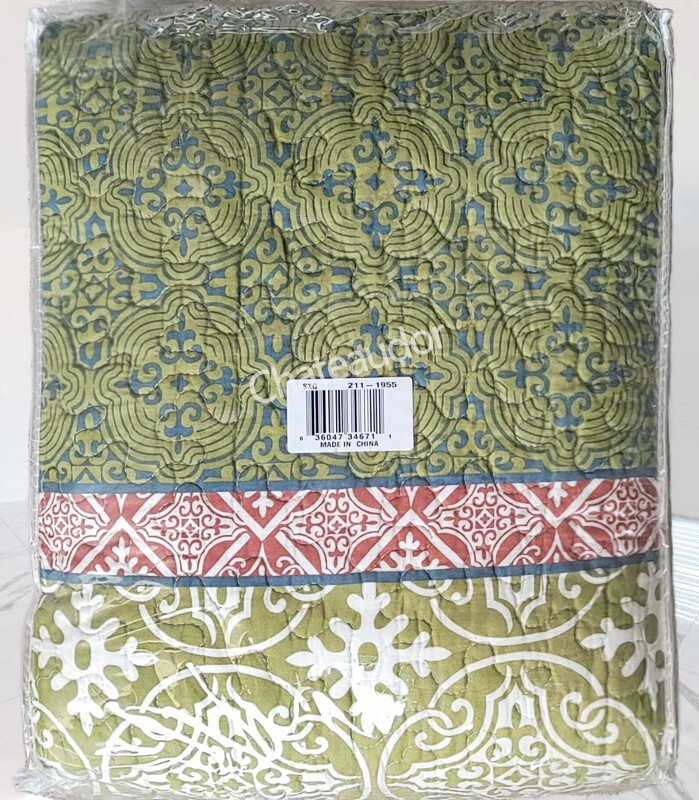 Greenland Home Shangri-La Quilt FULL / QUEEN Quilt & 2 Shams Set
