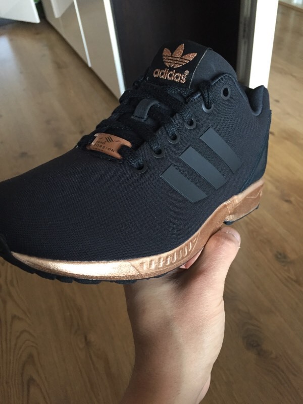 adidas zx flux rose gold