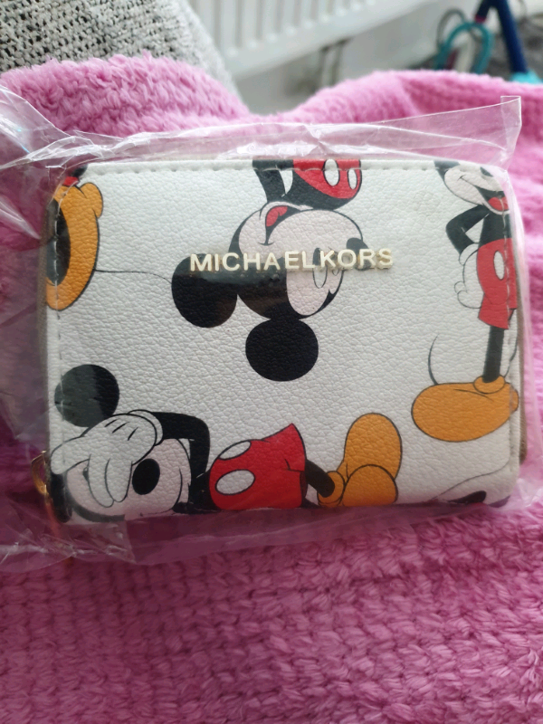 michael kors mickey mouse wallet