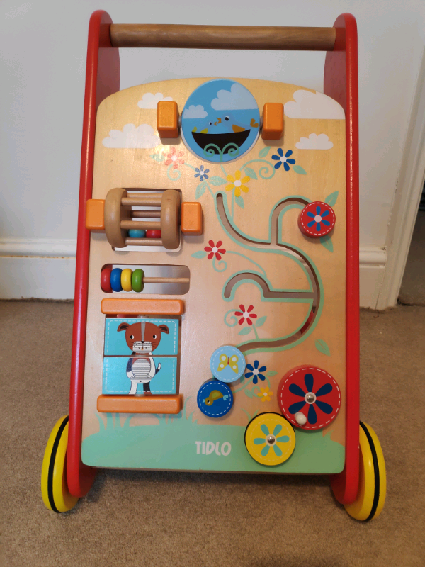 tidlo wooden baby walker