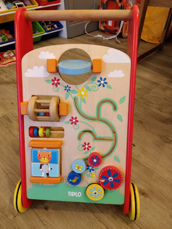 tidlo wooden baby walker