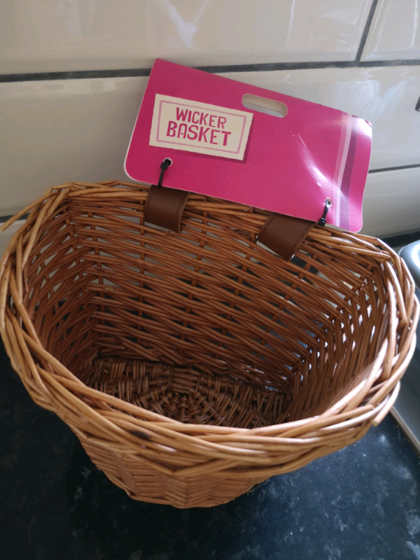 Halfords bike baskets wicker shop