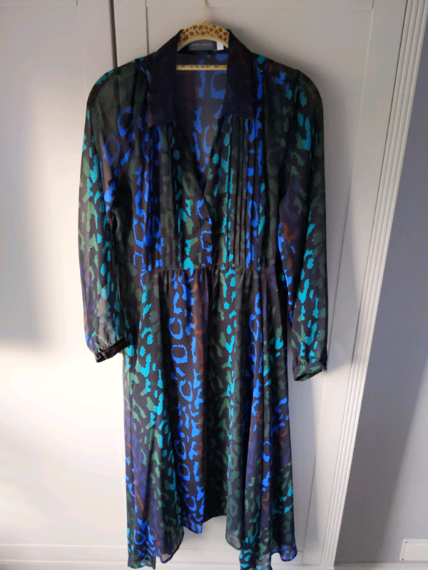 Mint pozidrive Velvet Alex Print Trapeze