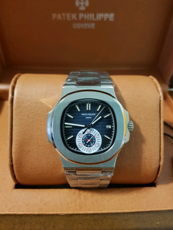 patek philippe blue face nautilus