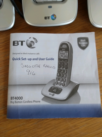 Bt Cordless Phone For Sale Telephones Answering Machines Gumtree