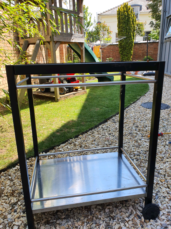 Klasen IKEA garden BBQ steel frame storage trolley. in Charlton Kings