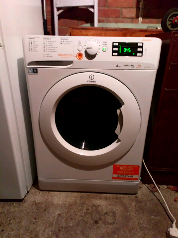 Indesit Washing Machine Washer Dryer Innex Xwde861480 8kg In