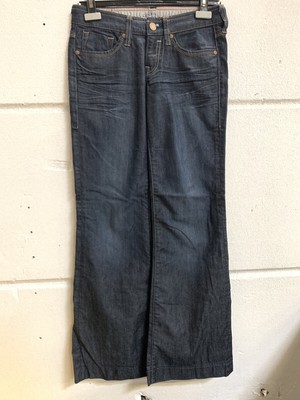 Mavi ladies jeans beatjeans cora low-rise, wide bootcut dark blue w27 l34