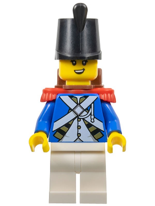 Imperial Soldier IV - Female, Black Shako Hat, Red (pi192)