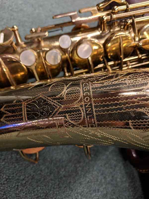 1953 Conn 6M Lady In The Window Alto Saxophone With Under Neck Octave Key