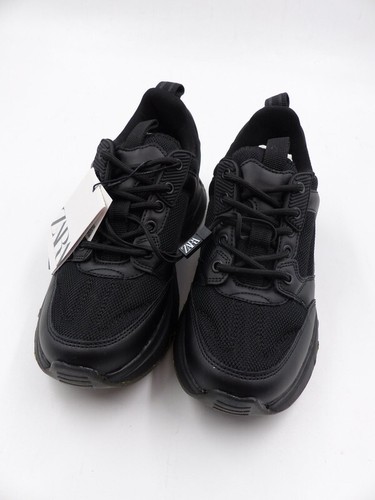その他 Z A R A ZARA 5012/810 WOMENS SINGLE COLOR ATHLETIC PLATFORM SNEAKERS