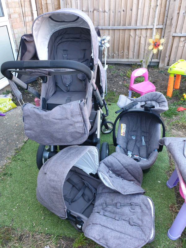 Pushchair 3 in 1 travel system Mothercare Genie Double pushchair/Pram
