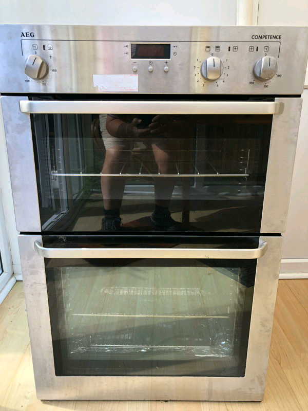 AEG silver fitted double oven delivered and installed today in