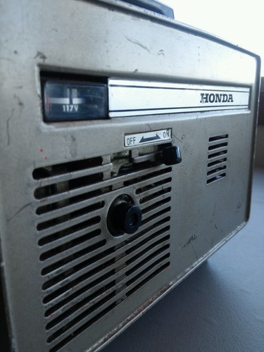 1963 Honda GA11 E40 Portable Lunchbox Generator: Dealership Merit Award Gold