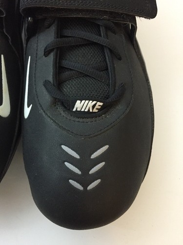 NWOB Mens NIKE Sz 16 TEAM-CODE D 3/4 Cleats 315771 011 Black Football Cleats