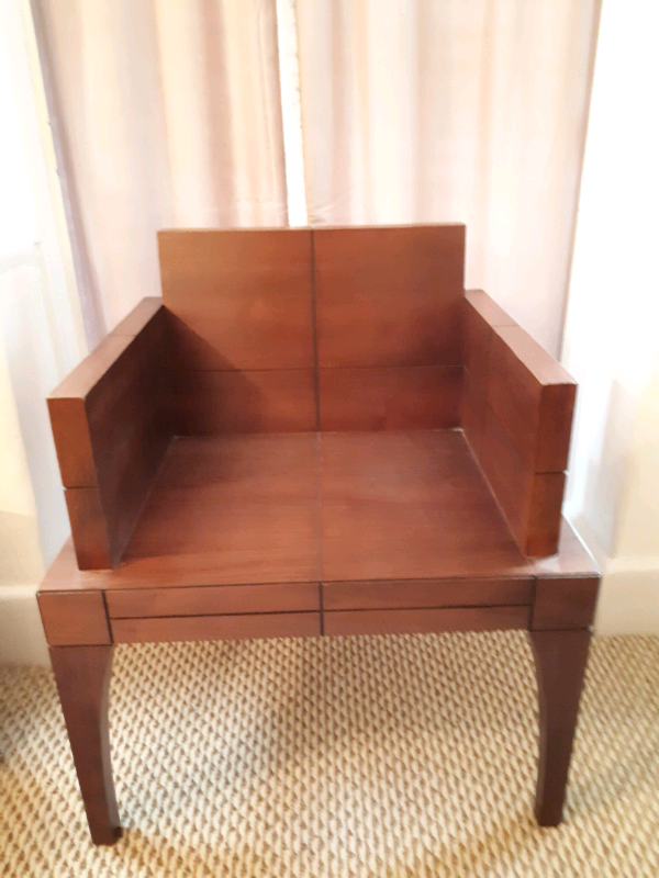 Chair..statement piece hard wood | in Bournemouth, Dorset | Gumtree