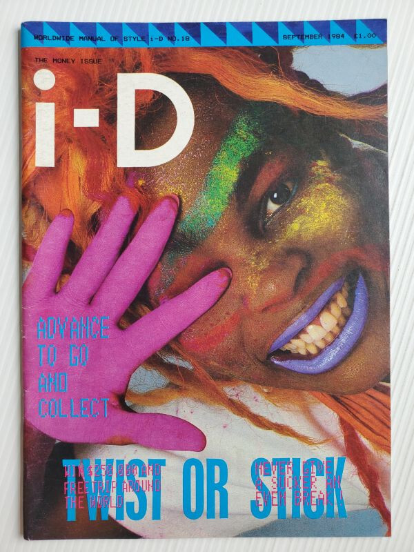 September 1984 i-D magazine No. 18 SHERRON WAUGH Nick Kamen