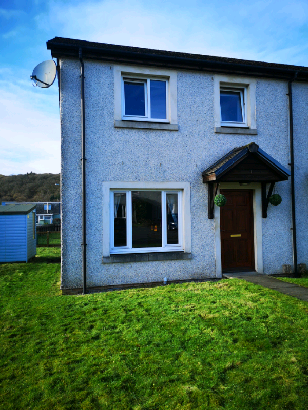 Unfurnished 2 bedroom house to rent Oban Town Centre in Oban, Argyll