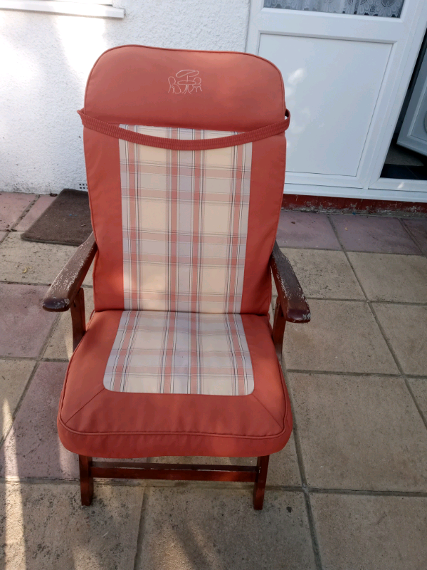 Set of 4 GLENCREST SEATEX garden chair covers and cussions for garden