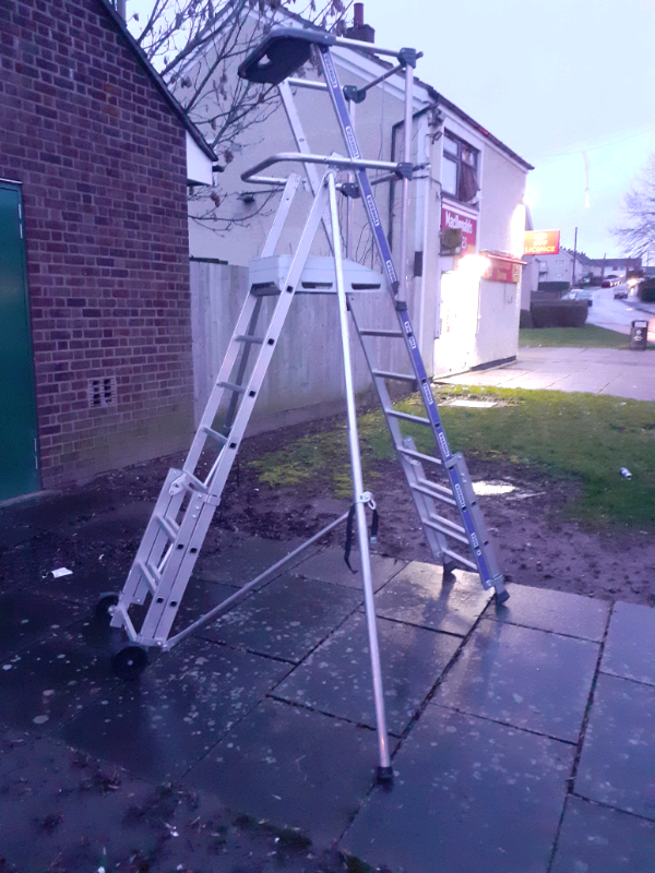 Nf tubesca z500 telescopic ladder with platform in Coventry, West