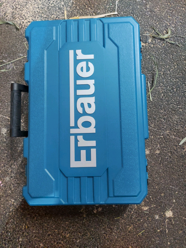 Erbauer 18v ext impact driver/ drill driver twin pack bare in case in