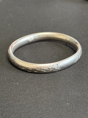 Bangle Bracelet .925 Solid Sterling Silver