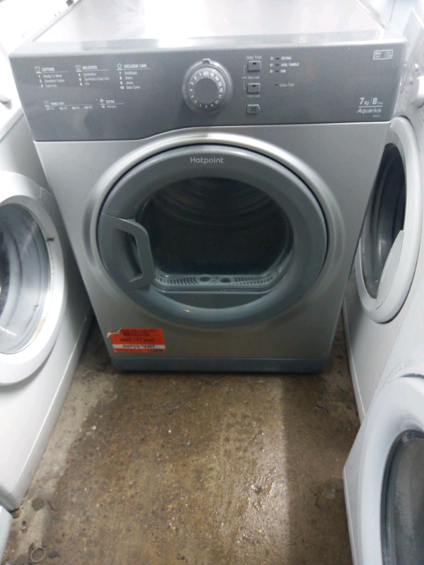HOTPOINT AQUARIUS(TVFS73) VENTED TUMBLE DRYER(7KG)(GRAPHITE GREY) in
